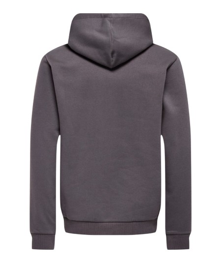Sudadera con capucha para hombre Only & Sons 22018685 de corte regular, interior cepillado suave y bolsillo canguro, confeccion