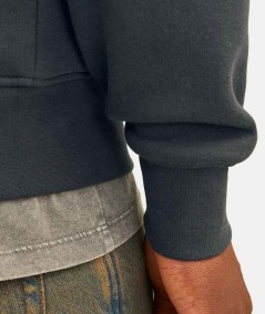Sudadera con capucha para hombre Jack & Jones 12241687 confeccionada en 70% algodón y 30% poliéster, con corte holgado, manga l