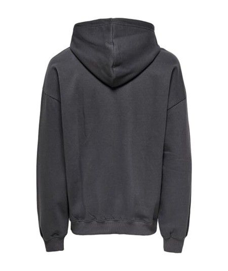 Sudadera con capucha para hombre Only & Sons 22030979 de corte Loose Fit, hombros caídos y diseño liso para looks casuales de o