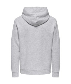 Sudadera con capucha para hombre Only & Sons 22034543 confeccionada en 100% algodón y manga larga, ideal para looks casuales de