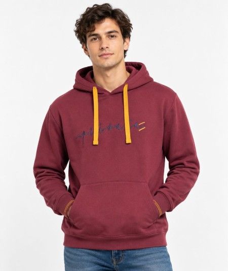 Sudadera con capucha para hombre Privata PRI2723 con cordón ajustable, letras bordadas y logo Privata en el brazo izquierdo, co
