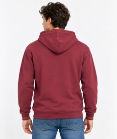 Sudadera con capucha para hombre Privata PRI2723 con cordón ajustable, letras bordadas y logo Privata en el brazo izquierdo, co