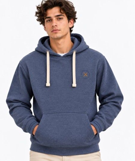 Sudadera con capucha para hombre Privata PRI1201S confeccionada en 60% algodón y 40% poliéster con cordón ajustable para un est
