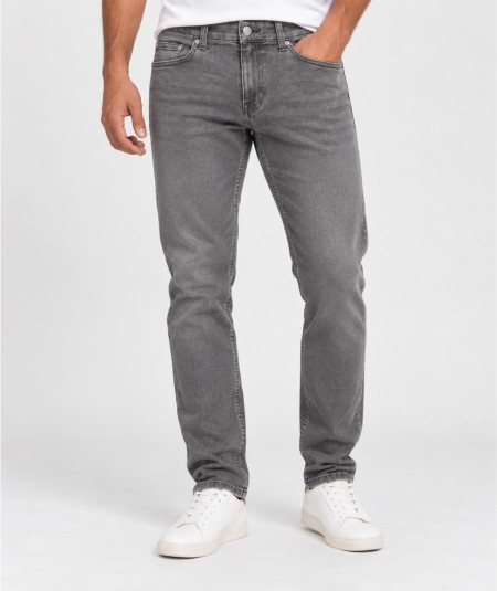 Jeans negro slim para hombre Only & Sons LOOM 22035671 Washed Black con cintura media y tejido elástico.