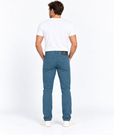 Pantalón de 5 bolsillos para hombre Roy Tiger 3672 con corte regular y tejido de algodón con elastano.