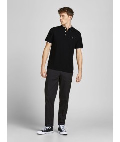 Polo Hombre Cuello Mao Henley Jaspeado 100% Algodón  12199711