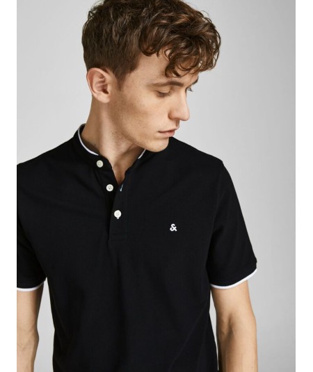 Polo Hombre Cuello Mao Henley Jaspeado 100% Algodón  12199711