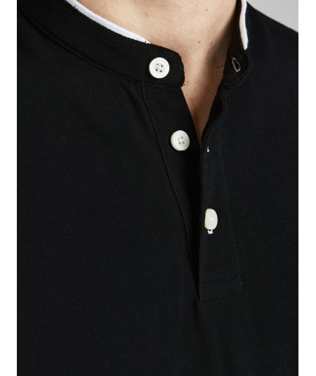 Polo Hombre Cuello Mao Henley Jaspeado 100% Algodón  12199711