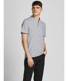 Polo Hombre Cuello Mao Henley Jaspeado 100% Algodón  12199711