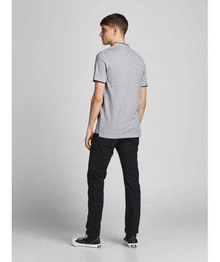 Polo Hombre Cuello Mao Henley Jaspeado 100% Algodón  12199711