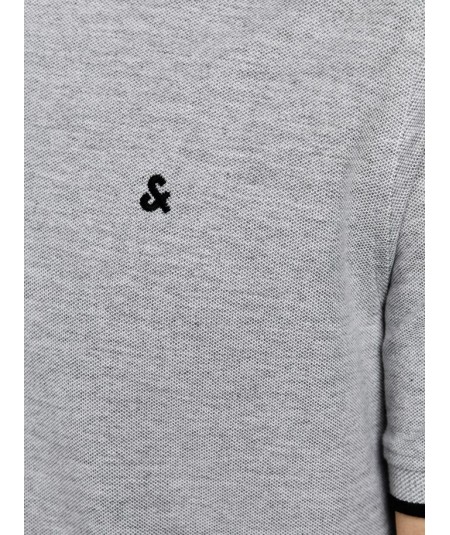 Polo Hombre Cuello Mao Henley Jaspeado 100% Algodón  12199711