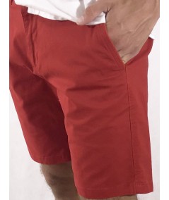 Bermuda para hombre Old Taylor 31130 tipo chino Regular Fit en algodón elástico con bajos vueltos ajustables, cómoda y perfecta