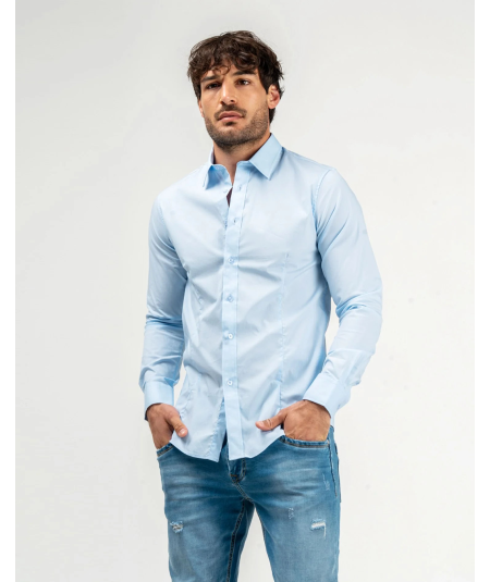 CAMISA BÁSICA VESTIR CUELLO CAMISERO ROY TIGER