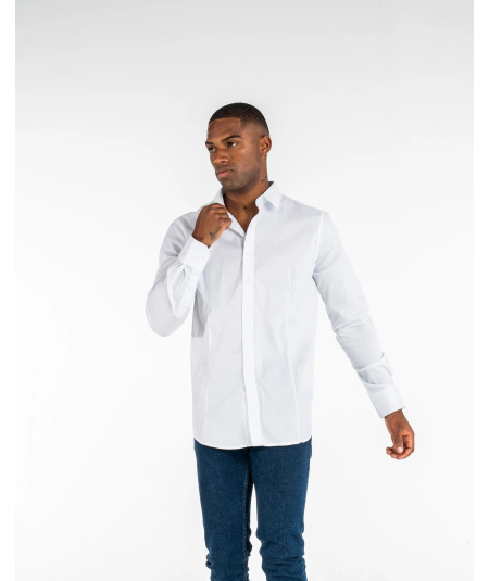CAMISA BÁSICA VESTIR CUELLO CAMISERO ROY TIGER